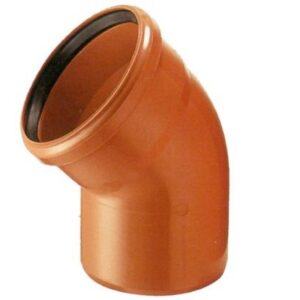 Lauko kanalizacijos alkūnė Wavin, Ø 110 mm, 45° - Image 1