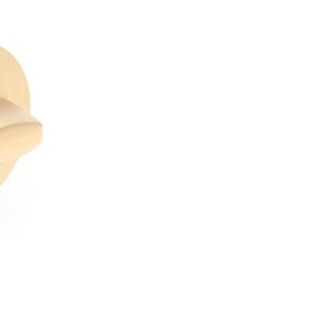 WC durų užsuktukas Metal-Bud BELLA R SLIM, aukso