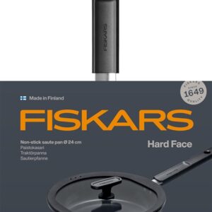 Keptuvė su dangčiu Fiskars, 24 cm, aliuminis - Image 2