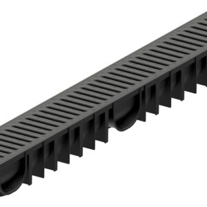 Drenažo latakas su plast. grotelėmis Easyline Aco, A15, 1 m