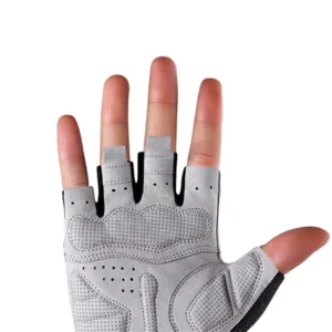 Rockbros S109GR dviratininko pirštinės, dydis XL - pilkos spalvos - Image 4