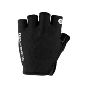 Rockbros S106BK dviratininko pirštinės, dydis M - juodos spalvos - Image 5