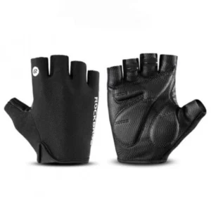 Rockbros S106BK dviratininko pirštinės, dydis S - juodos spalvos