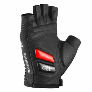Rockbros S143-BK XXL dviratininko pirštinės su geliu - juodos spalvos - Image 3