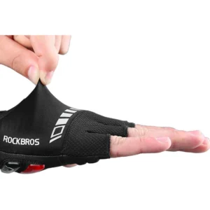 Rockbros S143-BK XXL dviratininko pirštinės su geliu - juodos spalvos - Image 7