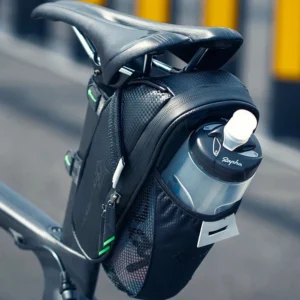 Rockbros C7-1 waterproof dviračio krepšys with saddle mounting 1.5l - juodos spalvos - Image 9