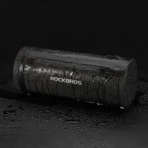 Rockbros AS-051 waterproof handlebar bag - juodos spalvos - Image 9