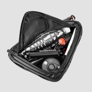 Rockbros B39-2 waterproof dviračio krepšys for frame - juodos spalvos - Image 5