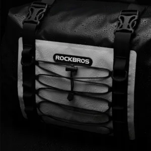 Rockbros AS-010BGR motorcycle bag, waterproof - pilkos spalvos - Image 5