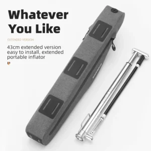 Rockbros AS-052 waterproof dviračio krepšys for frame - pilkos spalvos - Image 6