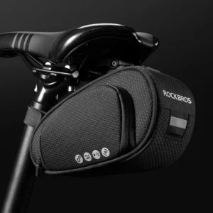 Rockbros C40 dviračio krepšys under the saddle - juodos spalvos - Image 9