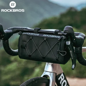 Rockbros 30110030001 handlebar bag - juodos spalvos - Image 5