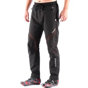 Rockbros YPK1007R cycling pants size 2XL - juodos spalvos - Image 1