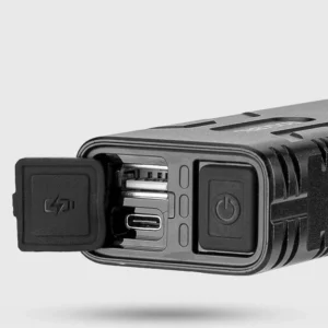 Rockbros 24310002001 bicycle light 850 lm with powerbank function + USB-C - USB-A cable - juodos spalvos - Image 6