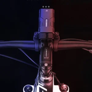Rockbros 24310002001 bicycle light 850 lm with powerbank function + USB-C - USB-A cable - juodos spalvos - Image 8