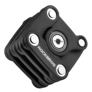 Rockbros WD795 foldable bicycle lock - juodos spalvos - Image 1