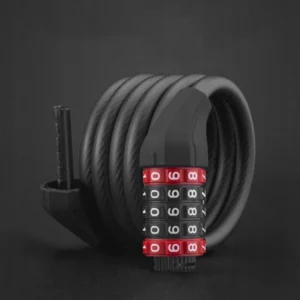 Rockbros RKS507-1BK bicycle lock with combination 1.8 m - juodos spalvos - Image 8