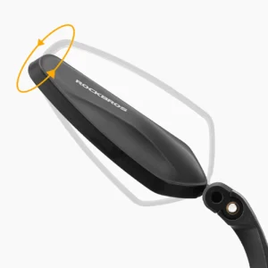 Rockbros 26210001004 bicycle mirror, right, rear - juodos spalvos - Image 4