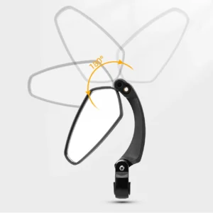 Rockbros 26210001004 bicycle mirror, right, rear - juodos spalvos - Image 5