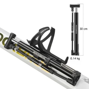 Rockbros 42322821001 floor bicycle pompa - juodos spalvos - Image 3