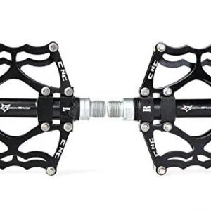 Rockbros JT201012LBK bicycle pedal set - juodos spalvos - Image 3