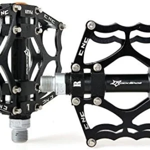 Rockbros JT201012LBK bicycle pedal set - juodos spalvos - Image 4