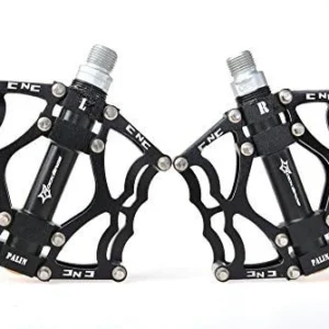 Rockbros JT201012LBK bicycle pedal set - juodos spalvos - Image 6
