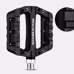 Rockbros 2017-12CBK Nylon Bicycle Pedal Set - juodos spalvos - Image 5
