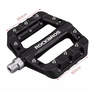 Rockbros 2017-12CBK Nylon Bicycle Pedal Set - juodos spalvos - Image 7