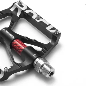Rockbros 37213071001 Aluminum Alloy Bicycle Pedal Set - juodos spalvos - Image 4