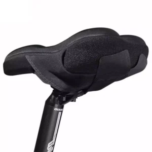 Rockbros LF047-S silicone gel bicycle seat cover size M - juodos spalvos - Image 2