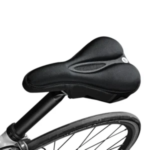 Rockbros LF047-B silicone gel bicycle seat cover size L - juodos spalvos - Image 9