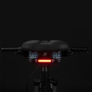 Rockbros 38218916002 MTB dviračio balnelis + lamp - juodos spalvos - Image 3
