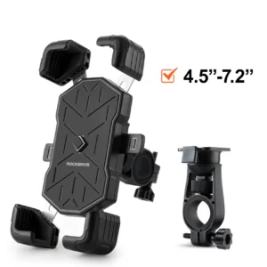 Rockbros 25210030001 Bike Phone Holder for Handlebars - juodos spalvos - Image 5