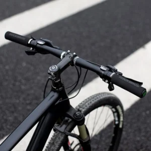 Rockbros BT1001BKBK sponge bicycle handlebar grips - juodos spalvos - Image 6