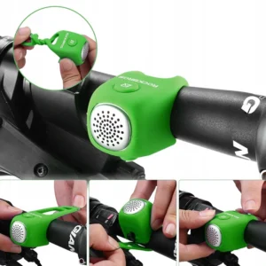 Rockbros CB1709GN electronic bicycle bell - green - Image 6