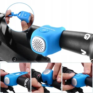 Rockbros CB1709BU electronic bicycle bell - blue - Image 6