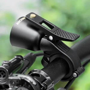 Rockbros 34210005001 bicycle bell - juodos spalvos - Image 4