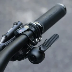 Rockbros 34210007001 bicycle bell for the left side of the handlebar - juodos spalvos - Image 6