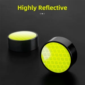 Rockbros 40720007001 bicycle grips with reflector - juodos spalvos - Image 6
