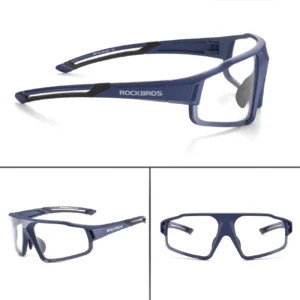 Rockbros SP216BL photochromic UV400 dviratininko akiniai - mėlynos spalvos - Image 5