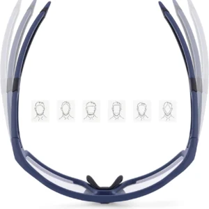 Rockbros SP216BL photochromic UV400 dviratininko akiniai - mėlynos spalvos - Image 3
