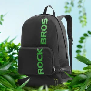 Rockbros H10-BK sports foldable backpack 18 l - juodos spalvos - Image 8