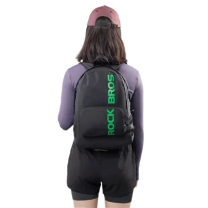 Rockbros H10-BK sports foldable backpack 18 l - juodos spalvos - Image 9