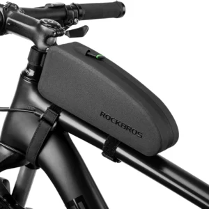 Rockbros AS-019 bicycle frame bag waterproof 1.5 l - juodos spalvos