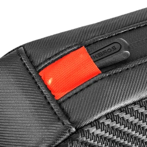 Rockbros 039BK bicycle frame bag 1 l with braid - juodos spalvos - Image 7