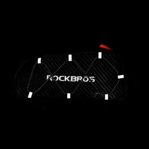 Rockbros 039BK bicycle frame bag 1 l with braid - juodos spalvos - Image 9