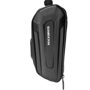 Rockbros B69 bicycle saddle bag 1.8l with easy release system - juodos spalvos