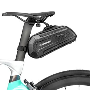 Rockbros B69 bicycle saddle bag 1.8l with easy release system - juodos spalvos - Image 4