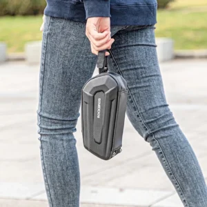 Rockbros B69 bicycle saddle bag 1.8l with easy release system - juodos spalvos - Image 9